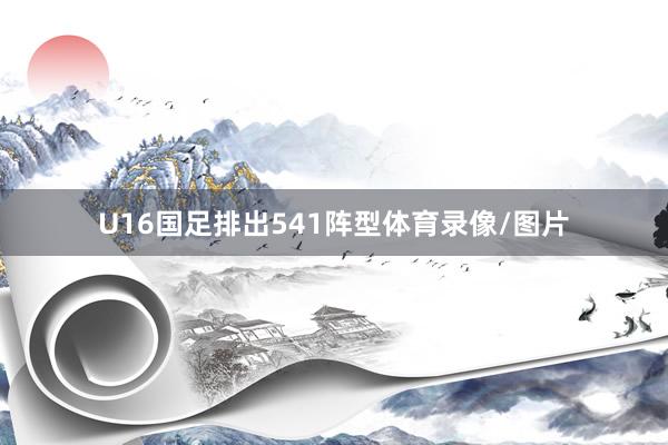 U16国足排出541阵型体育录像/图片