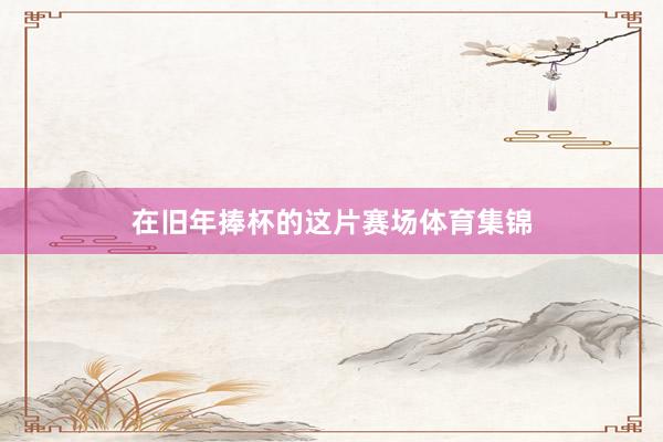 在旧年捧杯的这片赛场体育集锦